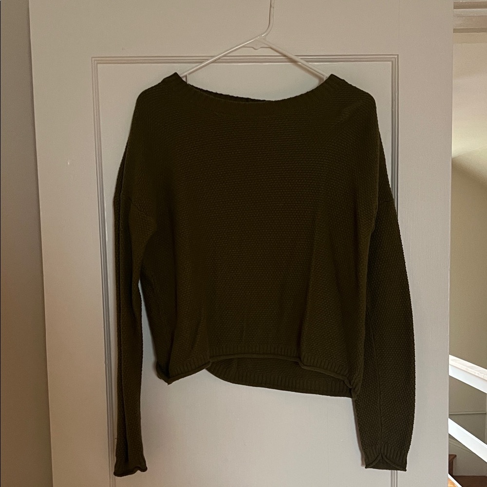 Madewell Olive Green Knit Sweater